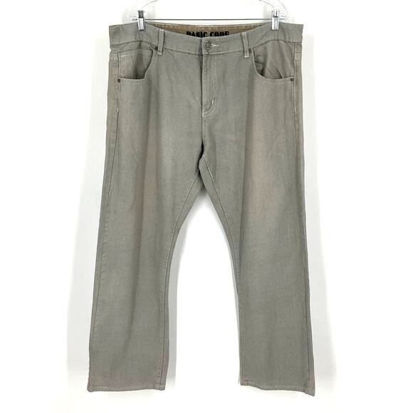 Basic Code Men’s Jeans Grey Size 42x32 - Picture 9 of 9